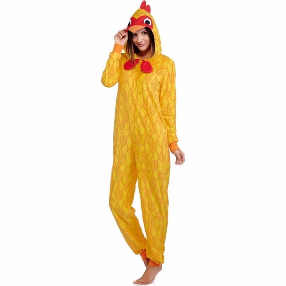 🐔 Secret Treasures unisex Chicken Onesie Costume Union Suit - Picture 6 of 6